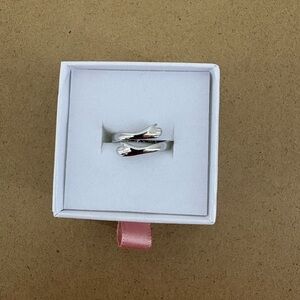 Hope Rings, Hands forming a Hug Design, Engraved "Always with you"